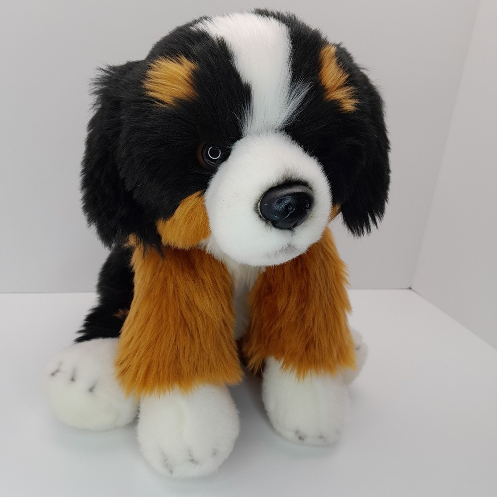 Adventure Planet Floppy Bernese Mountain Dog Plush 10" Heirloom Collection Toy - Picture 4 of 10